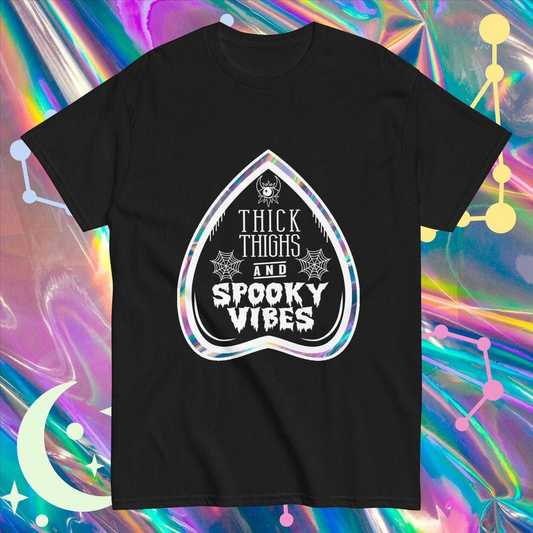 'Thick Thighs & Spooky Vibes' T-Shirt