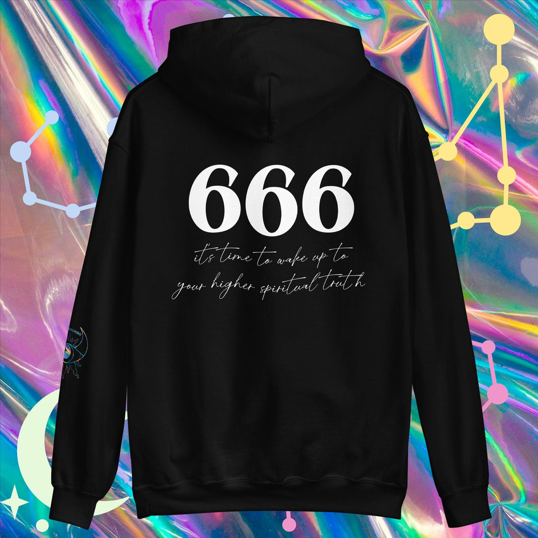 '666 - Reflect' Angel Number Hoodie