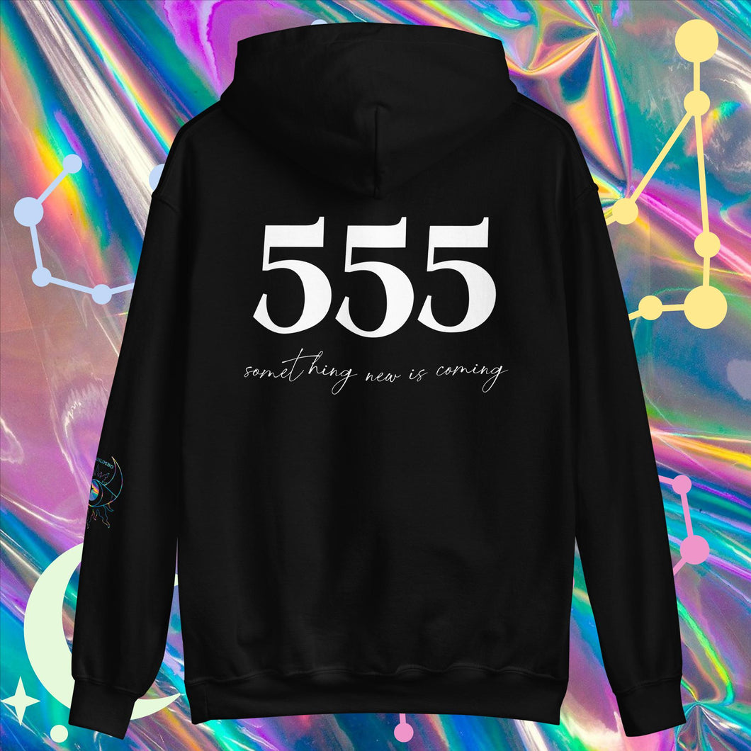 '555 - Change' Angel Number Hoodie