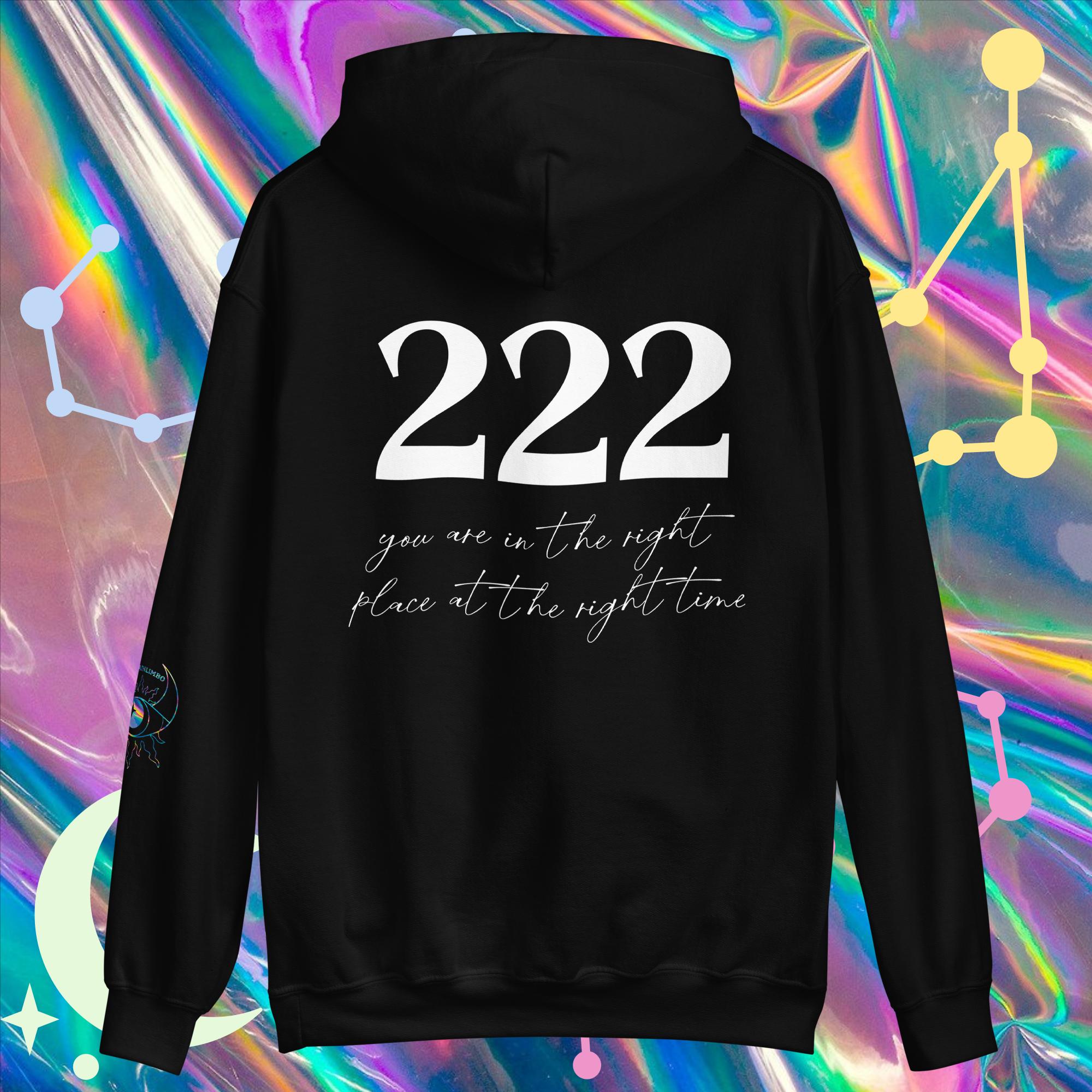 222 - Alignment' Angel Number Hoodie – lunainlimbo