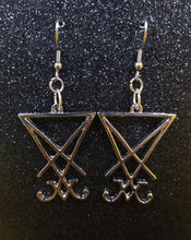 Load image into Gallery viewer, Lucifer's Sigil Dangle Earrings