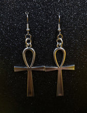 Load image into Gallery viewer, Ankh Dangle Earrings
