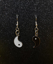 Load image into Gallery viewer, Yin Yang Dangle Earrings