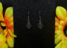 Load image into Gallery viewer, Hamsa Hand Dangle Earrings
