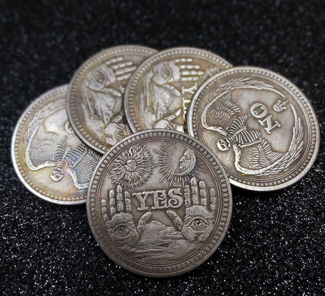 Yes/No Divination Decision Coin