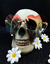 Load image into Gallery viewer, Rainbow Heart Fashion Sunglasses