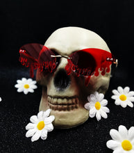 Load image into Gallery viewer, Drippin&#39; Blood Fashion Sunglasses
