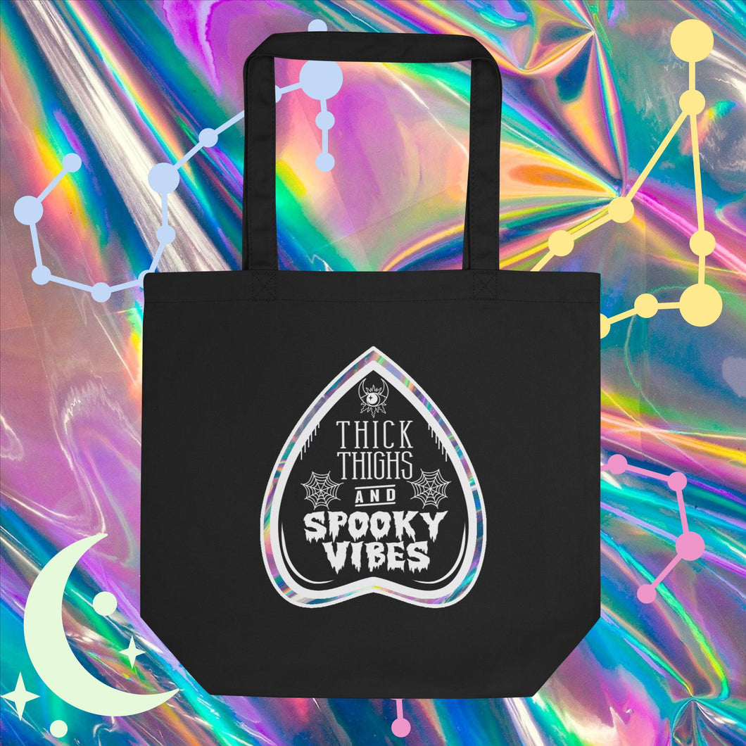 'Thick Thighs & Spooky Vibes' Eco Tote Bag