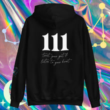 Load image into Gallery viewer, &#39;111 - Intuition&#39; Angel Number Hoodie
