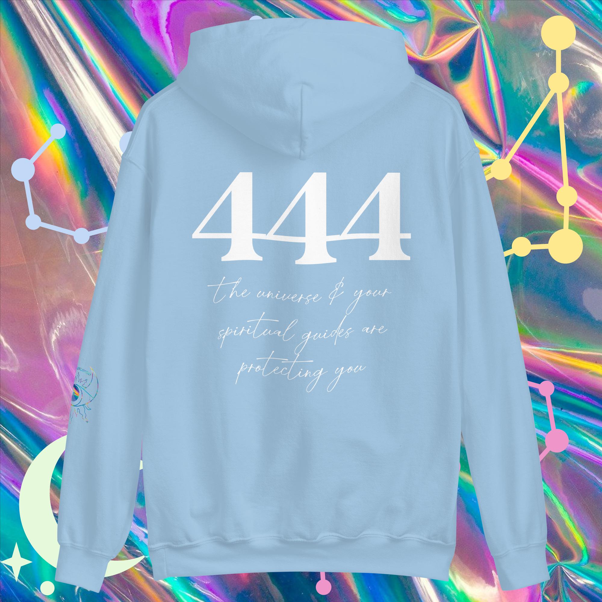 444 - Protection' Angel Number Hoodie – lunainlimbo