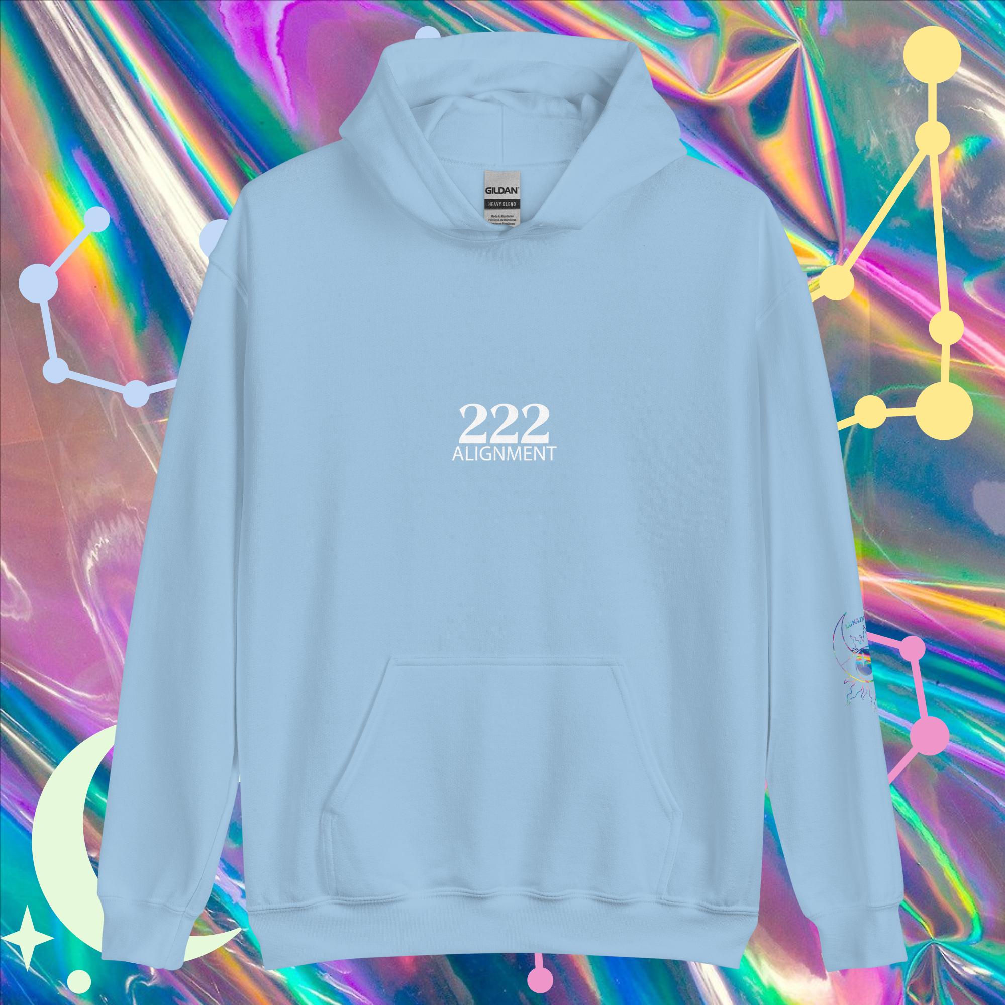 222 - Alignment' Angel Number Hoodie – lunainlimbo