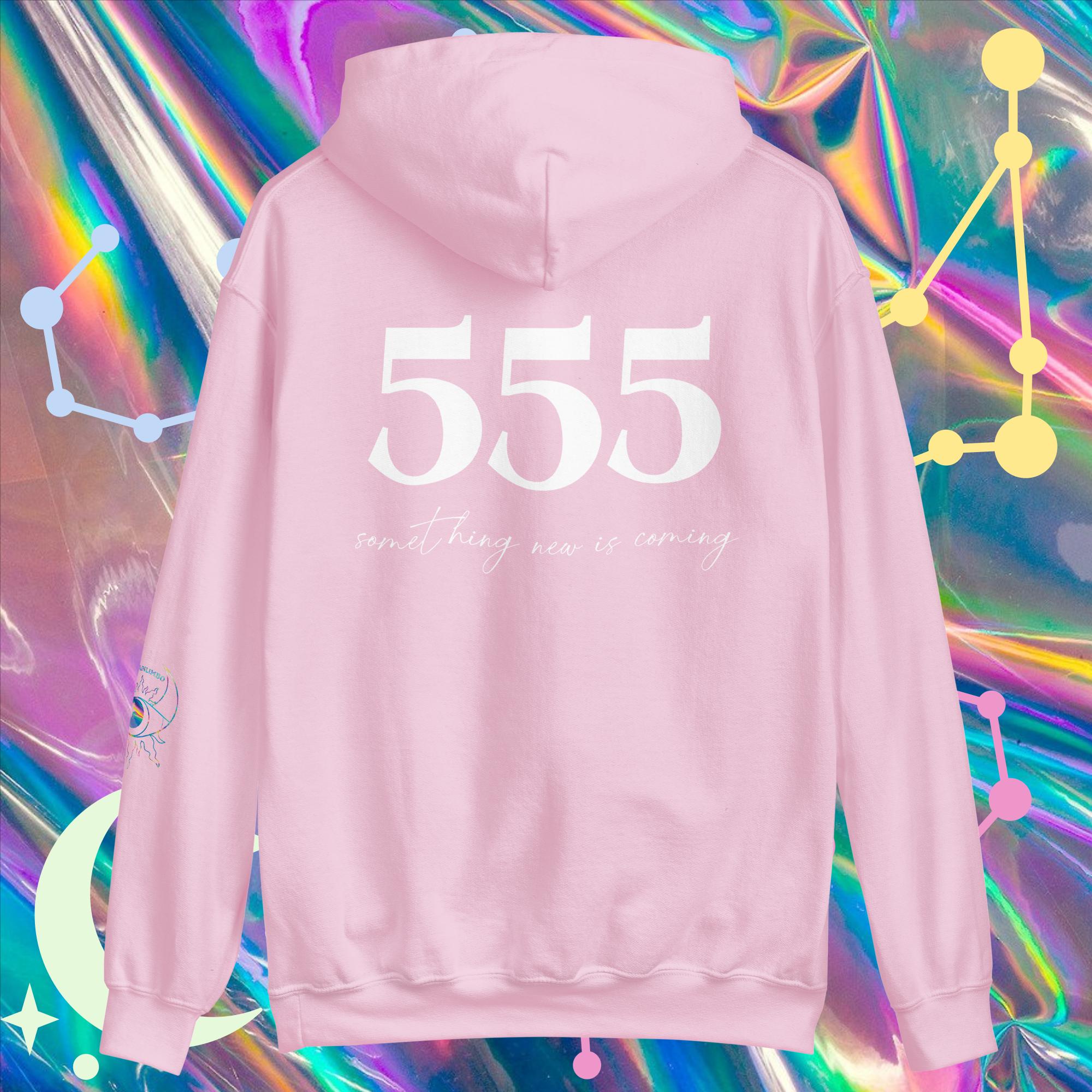 555 - Change' Angel Number Hoodie – lunainlimbo