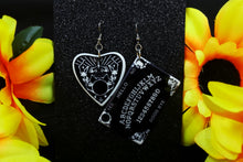 Load image into Gallery viewer, Ouija Board and Planchette Dangle Earrings
