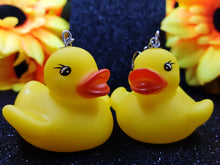 Load image into Gallery viewer, Rubber Ducky Dangle Earrings
